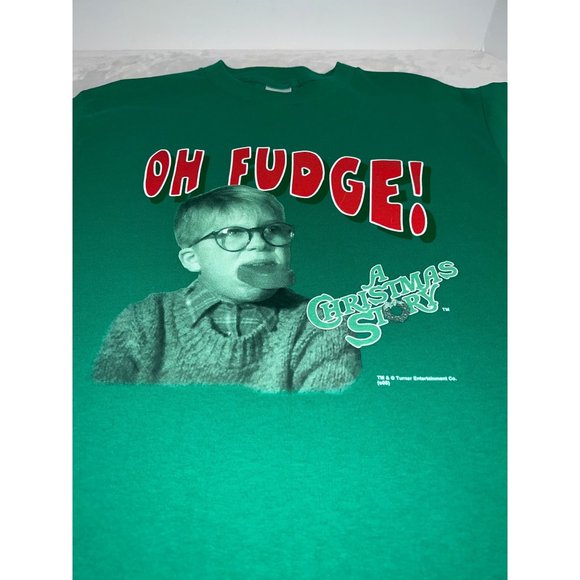 New Men's Oh Fudge A Christmas Story Tee Size Medium - Picture 3 of 5